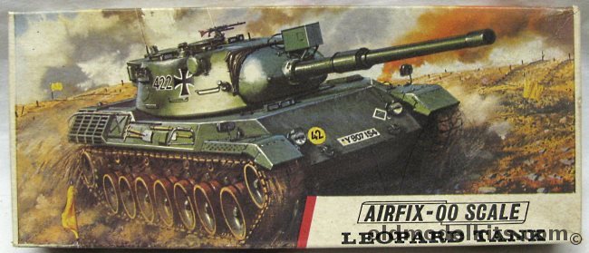 Airfix 1/76 Leopard Tank, A206V plastic model kit